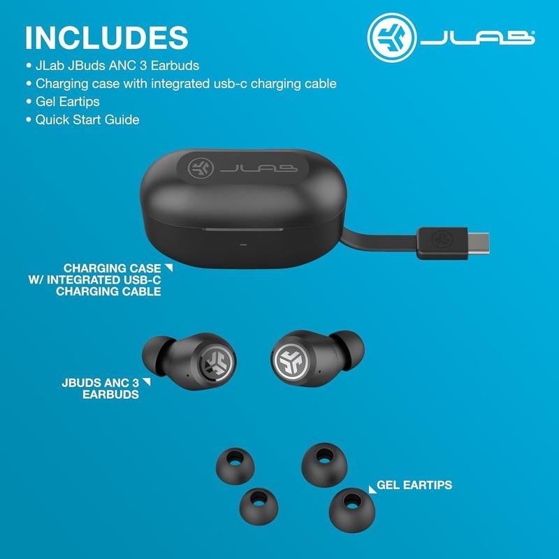 Jlab Jbuds Wireless Bluetooth Earbuds Smart Active Noise Canceling