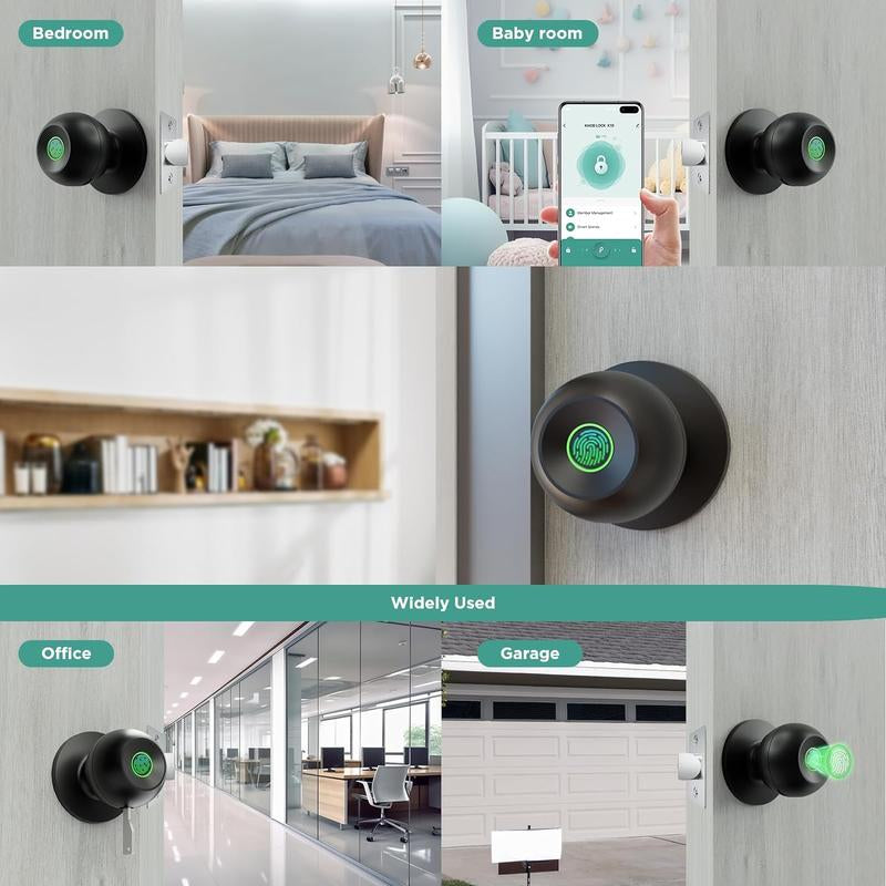 Smart Fingerprint Door Knob
